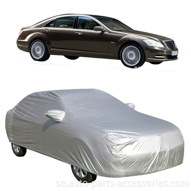 Privat varumärke Heavy Duty Anti Scratch Rain Snow Proof 190t Hållbar anpassad logotyp Parpaulin Car Cover